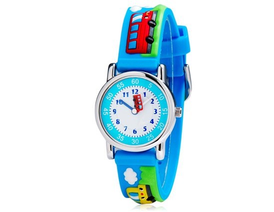 Children cartoon silicone watch - Mubimart -  