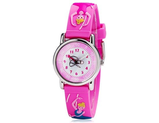 Children cartoon silicone watch - Mubimart -  