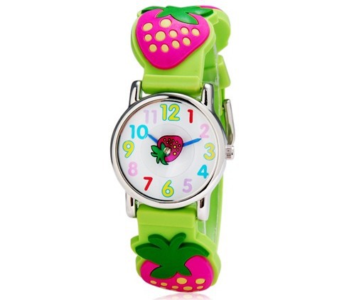 Children cartoon silicone watch - Mubimart -  