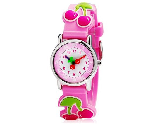 Children cartoon silicone watch - Mubimart -  