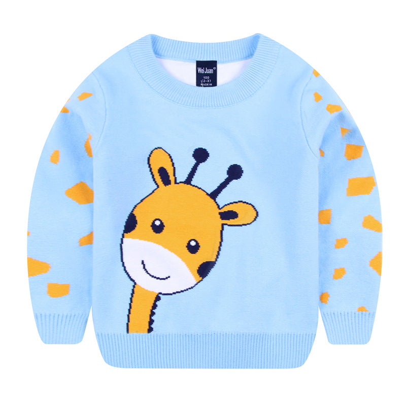 Children cartoon sweater - Mubimart -  