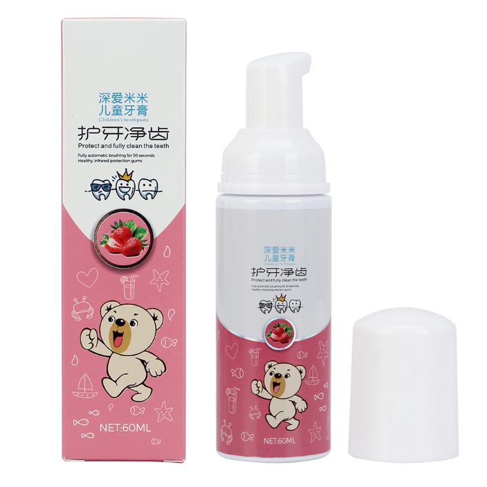 Children mousse foam toothpaste - Mubimart