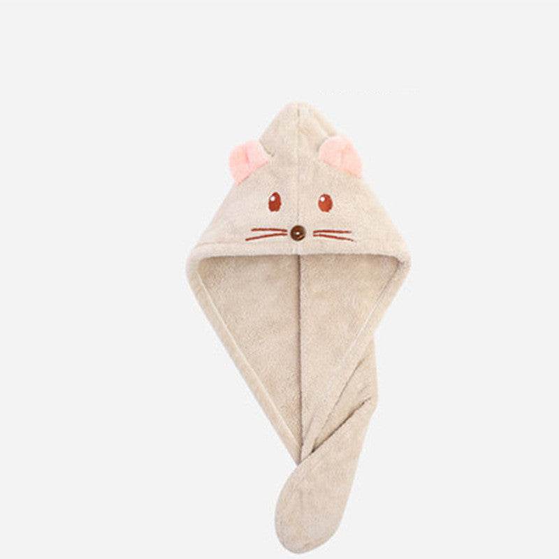 Children's Adult Head Wiper Head Scarf Dry Hair Towel Shower Cap - Mubimart