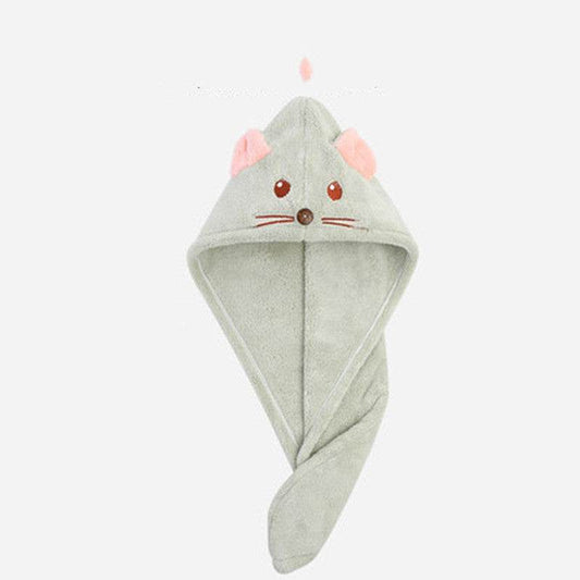 Children's Adult Head Wiper Head Scarf Dry Hair Towel Shower Cap - Mubimart