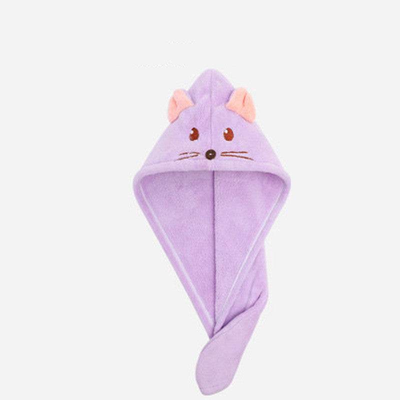 Children's Adult Head Wiper Head Scarf Dry Hair Towel Shower Cap - Mubimart
