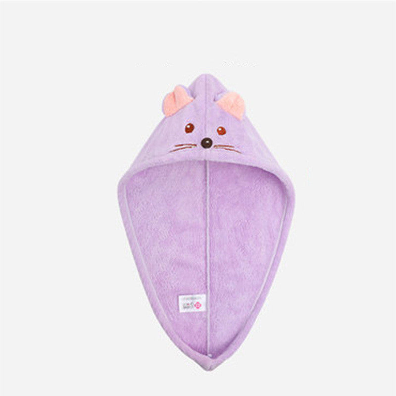 Children's Adult Head Wiper Head Scarf Dry Hair Towel Shower Cap - Mubimart -  