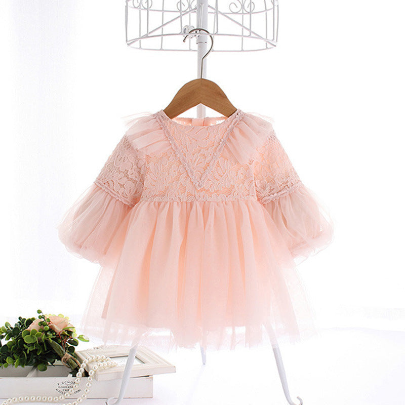 Children"s Autumn New Girl Princess Dress - Mubimart -  