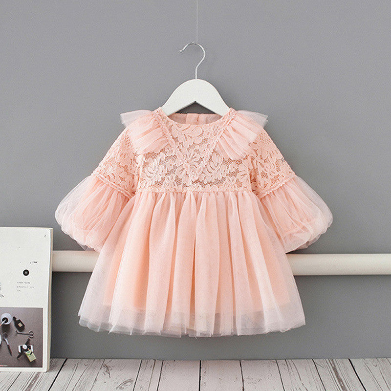 Children"s Autumn New Girl Princess Dress - Mubimart -  