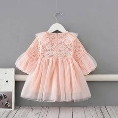 Children"s Autumn New Girl Princess Dress - Mubimart -  