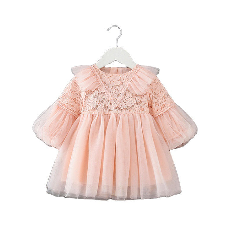 Children"s Autumn New Girl Princess Dress - Mubimart -  