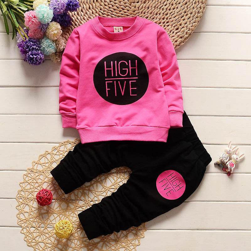 Children's Baby Girl Two-piece Suit - Mubimart