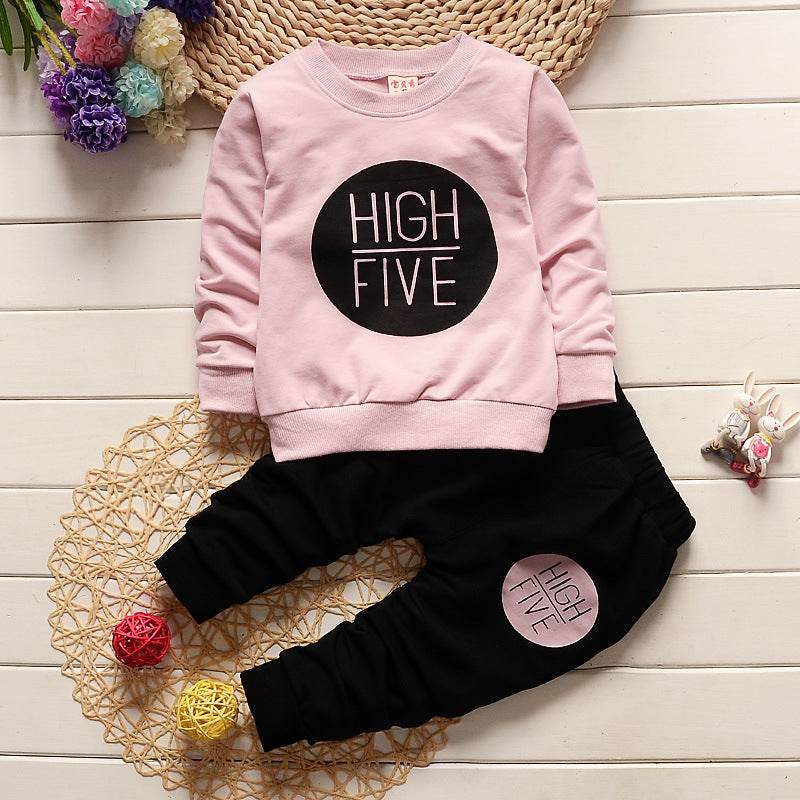 Children's Baby Girl Two-piece Suit - Mubimart