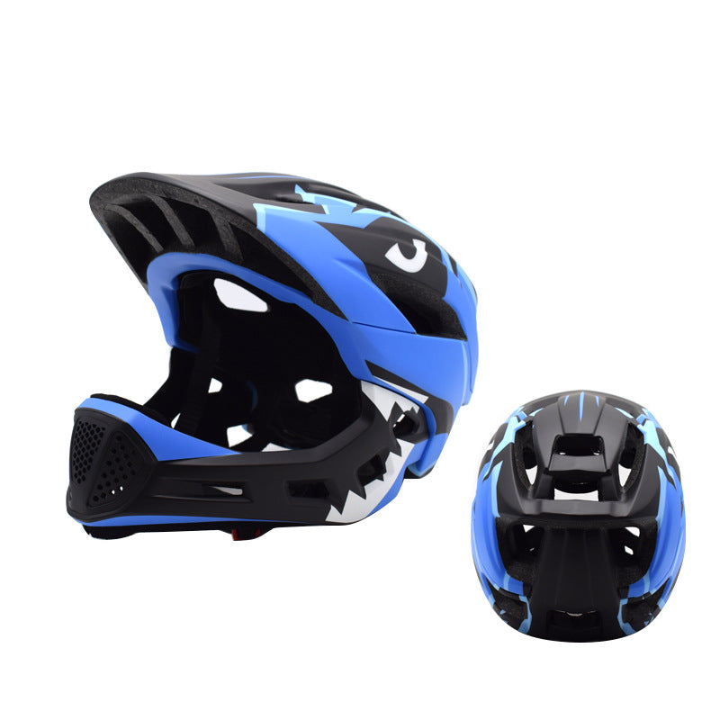 Children's Balance Bike Helmet Bicycle Riding Sports Protective Gear Sliding Scooter Full Face Helmet - Mubimart - Bicycle Helmet 