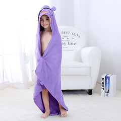 Children's Bath Towels Summer Cute Style And Supple Home Clothes - Mubimart - Bath towel 