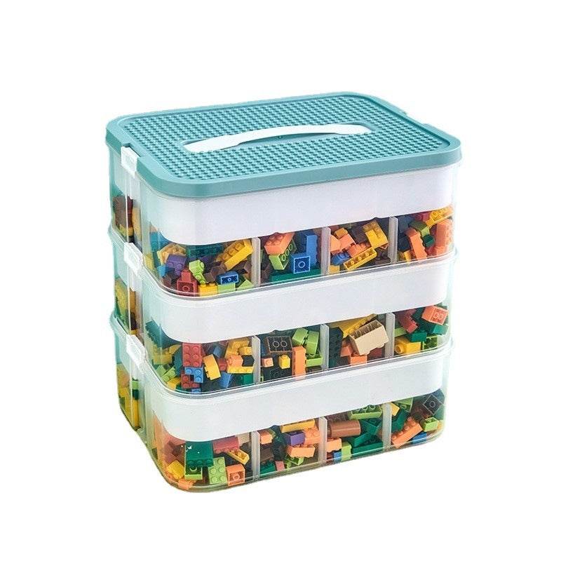 Children's Building Block Toy Parts Classification Storage Box - Mubimart