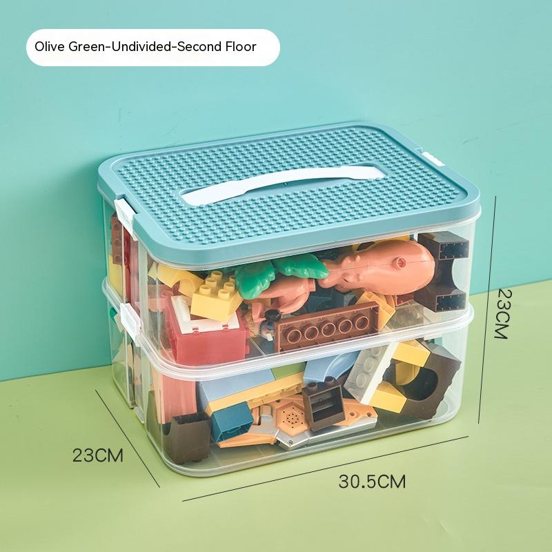 Children's Building Block Toy Parts Classification Storage Box - Mubimart -  