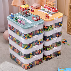 Children's Building Block Toy Parts Classification Storage Box - Mubimart -  