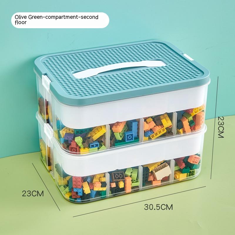 Children's Building Block Toy Parts Classification Storage Box - Mubimart -  