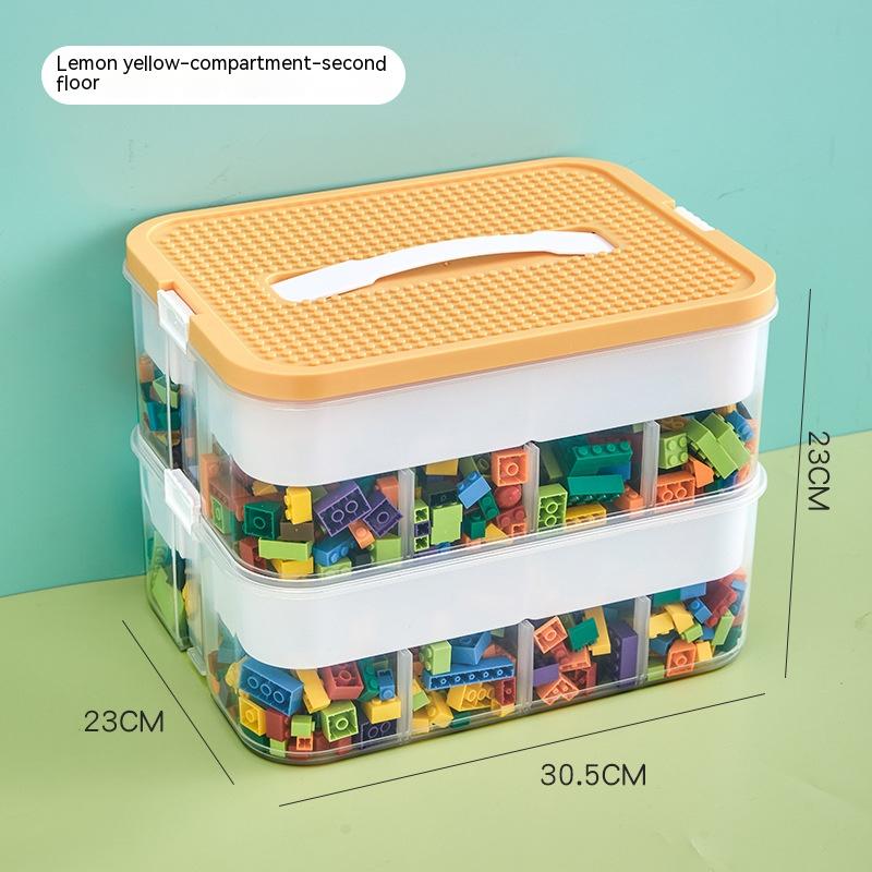 Children's Building Block Toy Parts Classification Storage Box - Mubimart -  