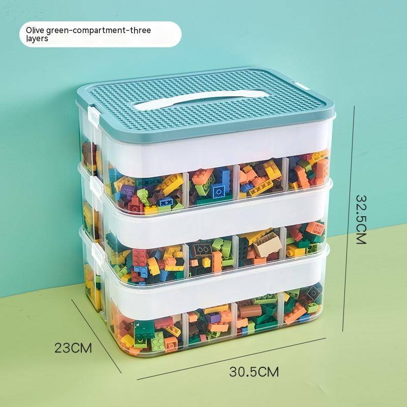 Children's Building Block Toy Parts Classification Storage Box - Mubimart -  