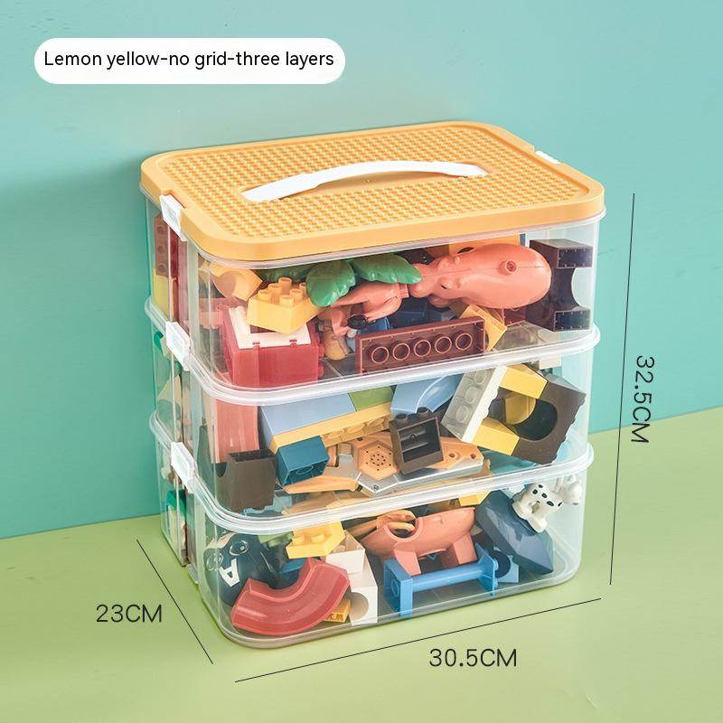 Children's Building Block Toy Parts Classification Storage Box - Mubimart