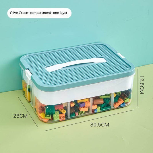 Children's Building Block Toy Parts Classification Storage Box - Mubimart
