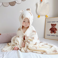 Children's Cape Hooded Bath Towel - Mubimart - Towel 