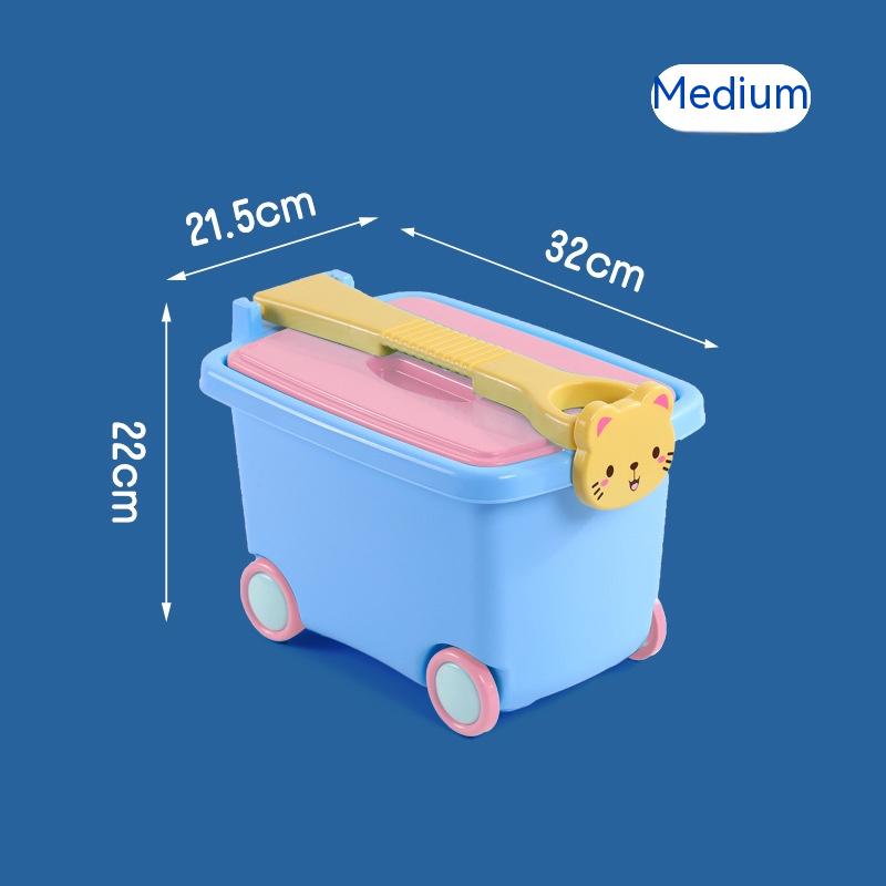 Children's Cartoon Toy Building Block Storage Box - Mubimart -  