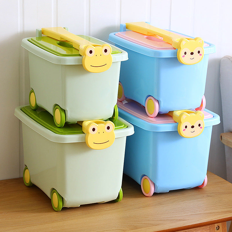 Children's Cartoon Toy Building Block Storage Box - Mubimart -  