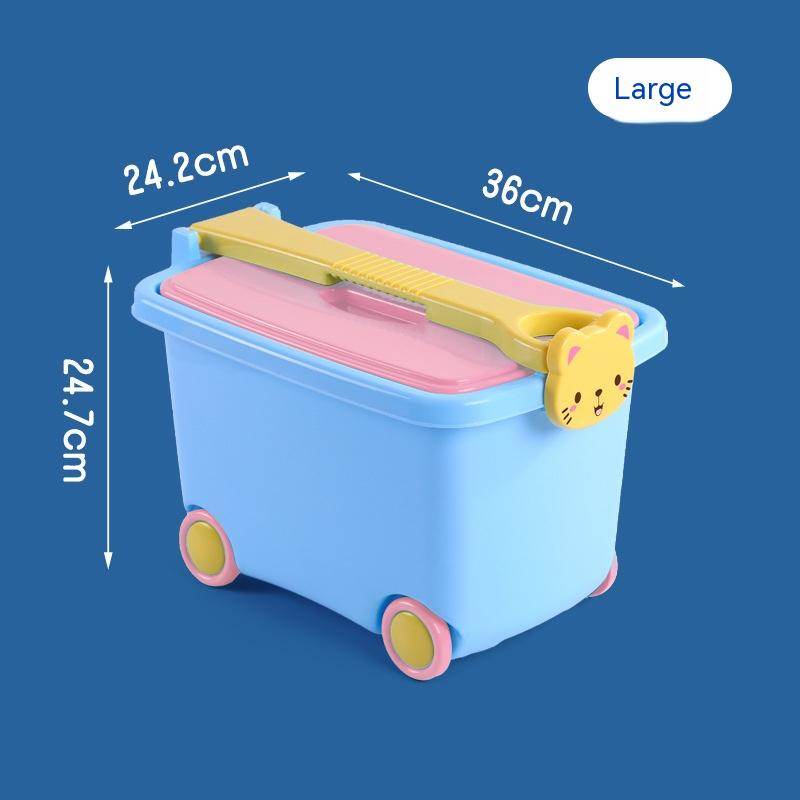 Children's Cartoon Toy Building Block Storage Box - Mubimart