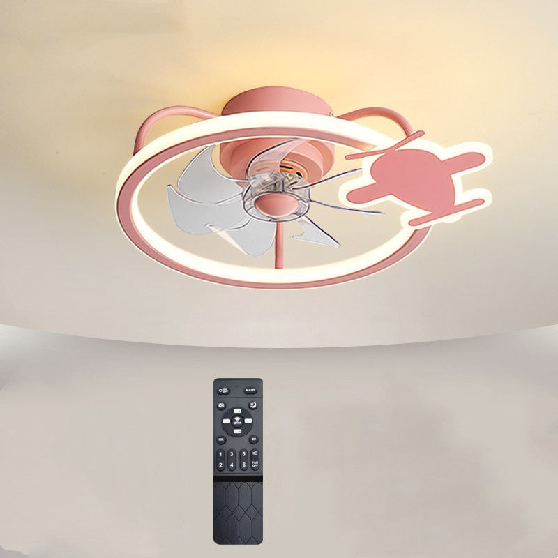 Children's Ceiling Mounted Bedroom Fan Lamp - Mubimart -  