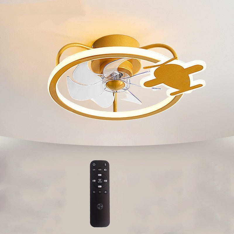 Children's Ceiling Mounted Bedroom Fan Lamp - Mubimart -  