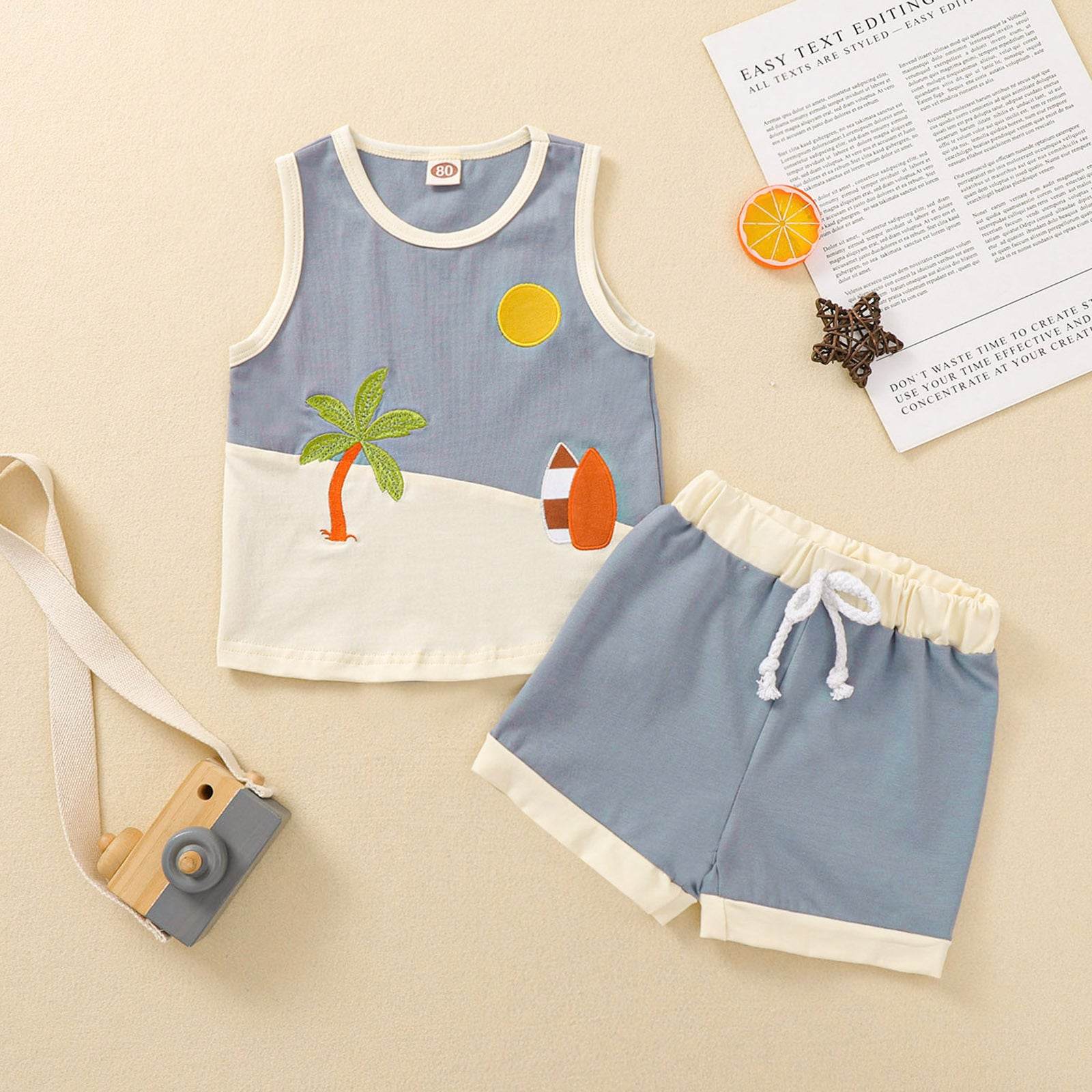 Children's Clothing Summer Cartoon Kids Clothes - Mubimart