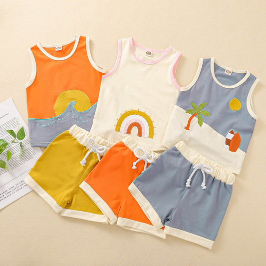 Children's Clothing Summer Cartoon Kids Clothes - Mubimart