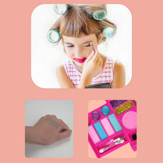 Children's Cosmetics Toy Set Baby Simulation Play House Girl Princess Makeup Box - Mubimart