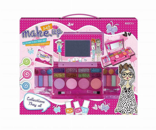 Children's Cosmetics Toy Set Baby Simulation Play House Girl Princess Makeup Box - Mubimart