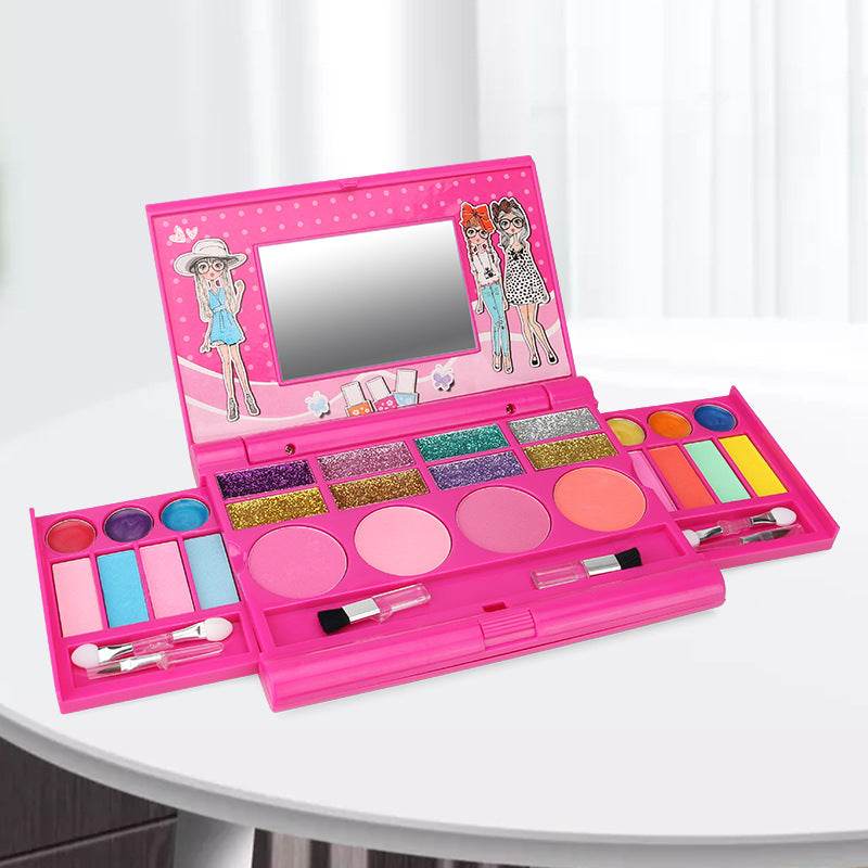 Children's Cosmetics Toy Set Baby Simulation Play House Girl Princess Makeup Box - Mubimart