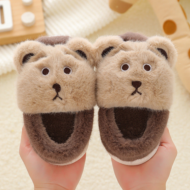 Children's Cotton Shoes Cartoon Cute Boys And Girls Indoor Non-slip Baby Warm Cotton - Mubimart -  