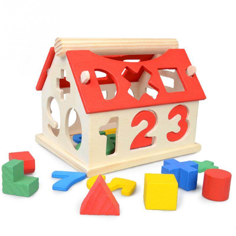 Children's Digital House Wisdom House Cute Digital Pairs Early Learning Educational Toys - Mubimart