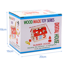 Children's Digital House Wisdom House Cute Digital Pairs Early Learning Educational Toys - Mubimart -  