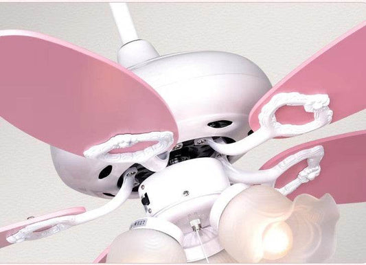Children's Fan Lights Dining Room Ceiling Fan Lights With LED - Mubimart