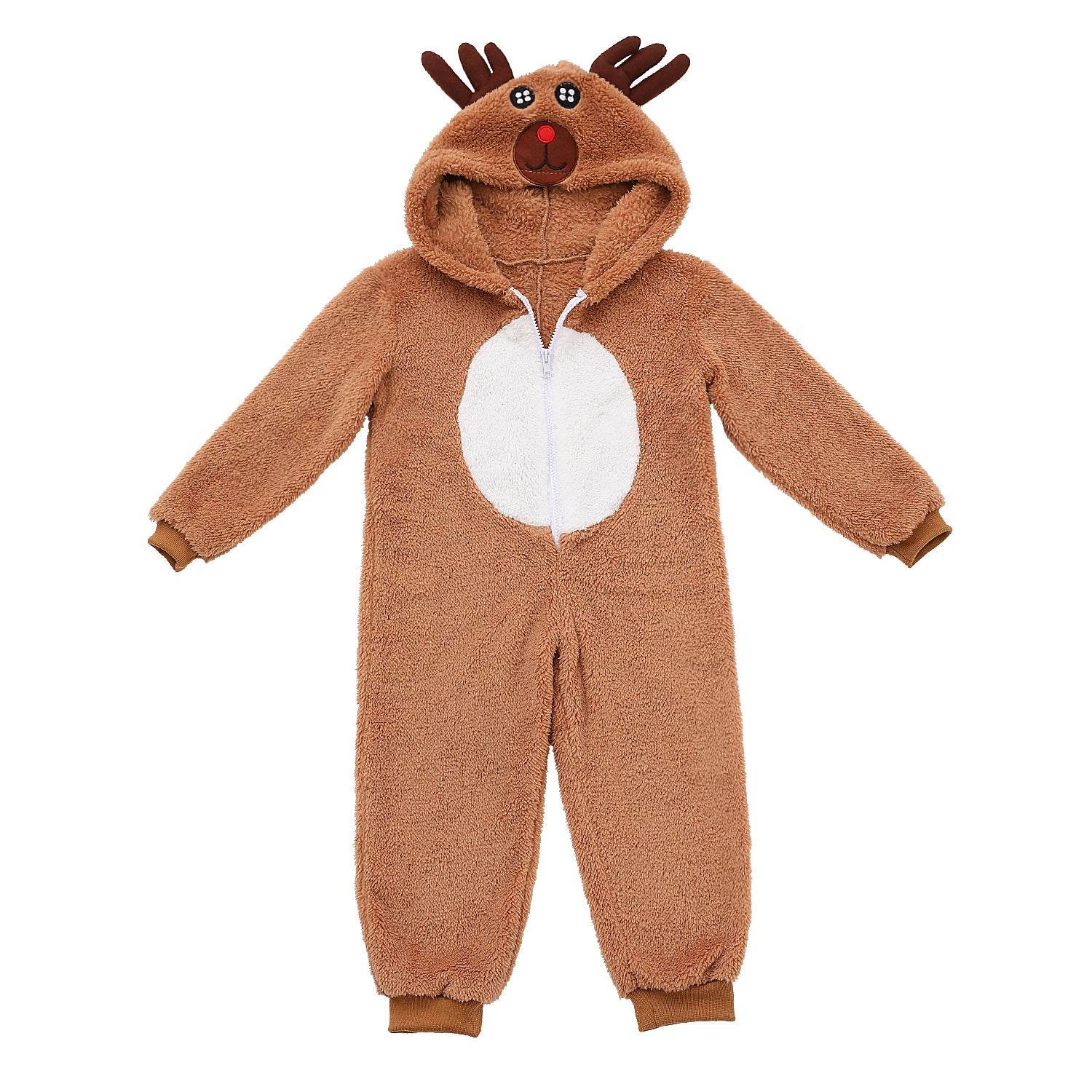 Children's Fashion Simple Animal Christmas Reindeer Elk Play Parent-child Outfit - Mubimart