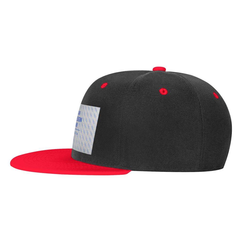 Children's Flat Brim Contrast Hip Hop Hat - Mubimart