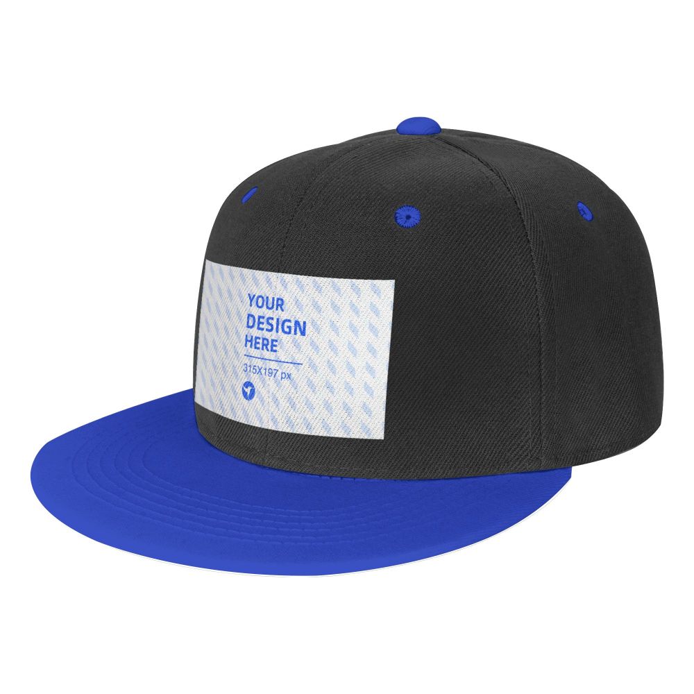 Children's Flat Brim Contrast Hip Hop Hat - Mubimart -  