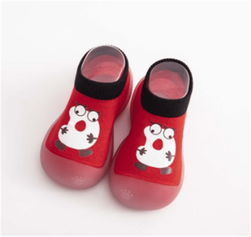 Children's Floor Socks 0-4 Years Old Baby Rubber-soled Non-slip Toddler Socks - Mubimart
