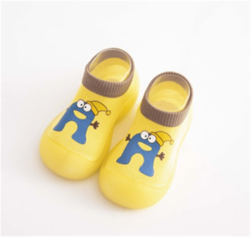 Children's Floor Socks 0-4 Years Old Baby Rubber-soled Non-slip Toddler Socks - Mubimart