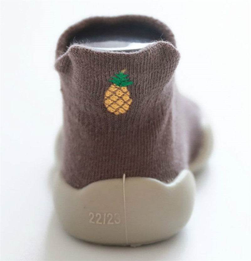 Children's Floor Socks 0-4 Years Old Baby Rubber-soled Non-slip Toddler Socks - Mubimart