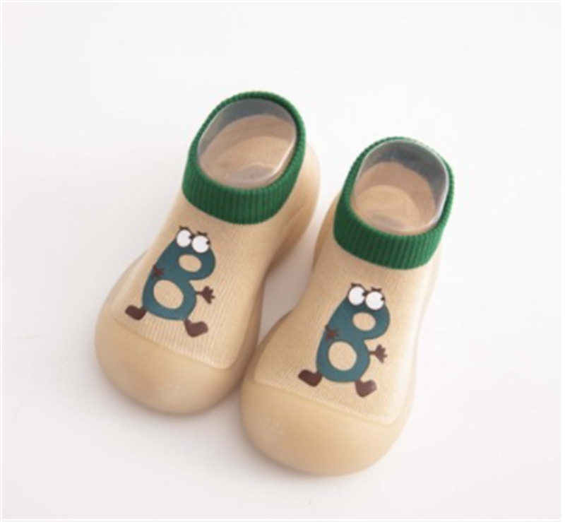 Children's Floor Socks 0-4 Years Old Baby Rubber-soled Non-slip Toddler Socks - Mubimart - Baby Shoes 