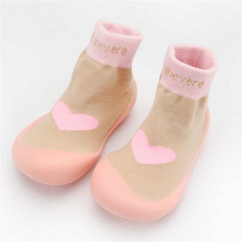 Children's Floor Socks 0-4 Years Old Baby Rubber-soled Non-slip Toddler Socks - Mubimart