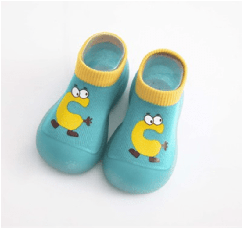 Children's Floor Socks 0-4 Years Old Baby Rubber-soled Non-slip Toddler Socks - Mubimart